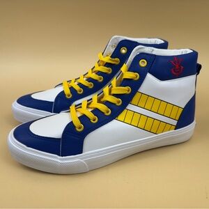 Vegeta Dragon Ball Z Ground Up High-Top Sneakers - Men's 8 - NWT Vintage